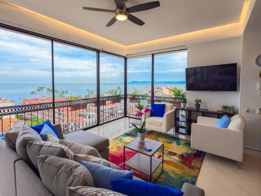 Luxury Oceanview Modern Condo Puerto Vallarta Exterior foto