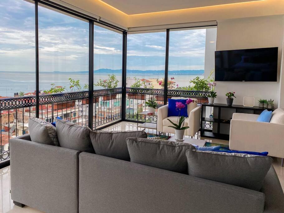 Luxury Oceanview Modern Condo Puerto Vallarta Exterior foto