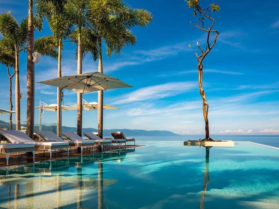 Luxury Oceanview Modern Condo Puerto Vallarta Exterior foto